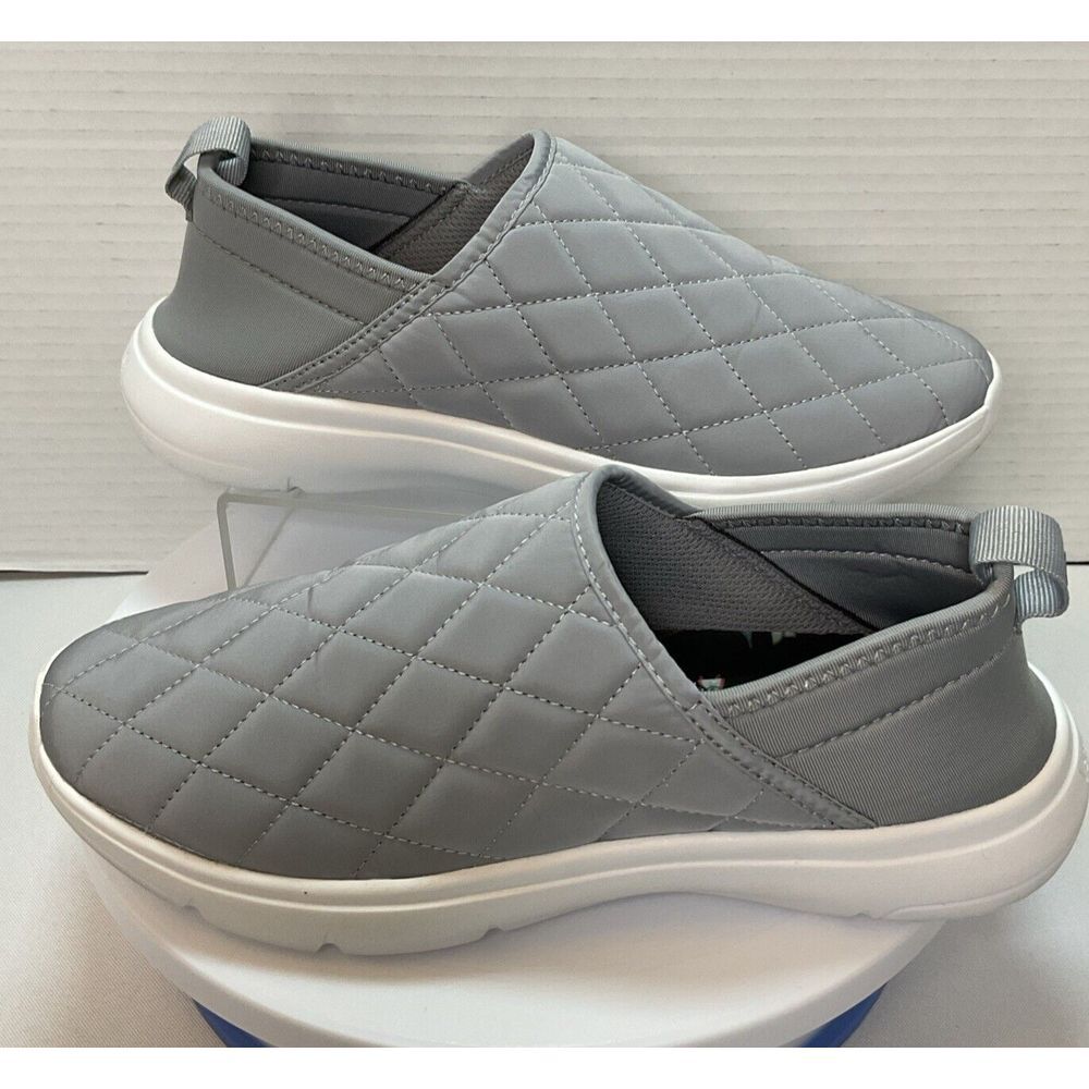 Vera Bradley Women's VB Cloud Convertible Slip On Shoe Nickel Gray Quilted Sz 8 - Picture 2 of 8